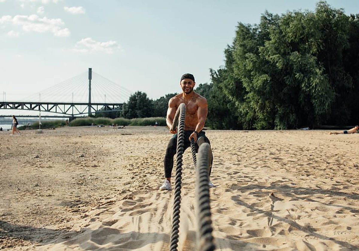 Entrenamiento en la arena