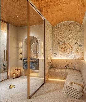 Imagen secundaria 2 - Renders de algunas de las estancias de las mansiones diseñadas por Versace en Marbella