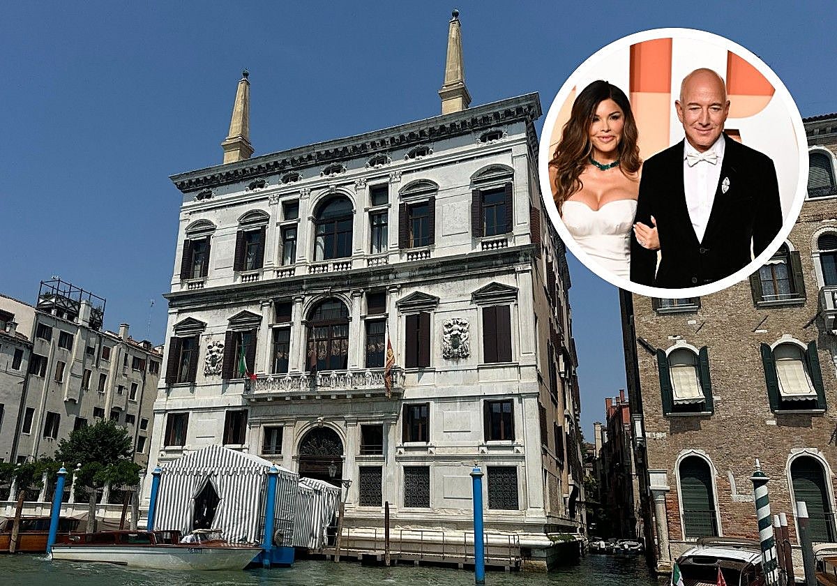 Desde 2.700 euros la noche y repleto de obras de arte: el hotel de Venecia en el que se hospedan Jeff Bezos y Lauren Sánchez antes de su boda
