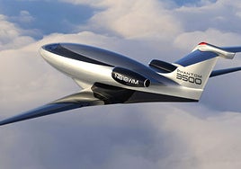 El avión privado de Otto Aviation con interiores de lujo que aspira a ser cero emisiones