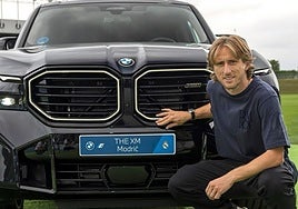 Así es el nuevo BMW de casi 200.000 euros del jugador de fútbol Luka Modric