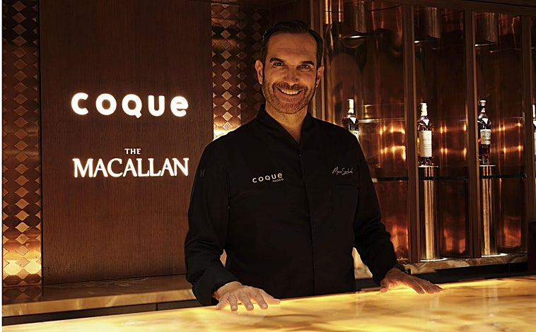 Imagen principal - Mario Sandoval colabora por segunda vez con The Macallan creando el menú maridaje más caro de España