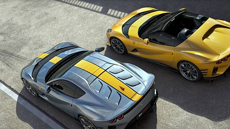 Las dos versiones del 812 Competizione