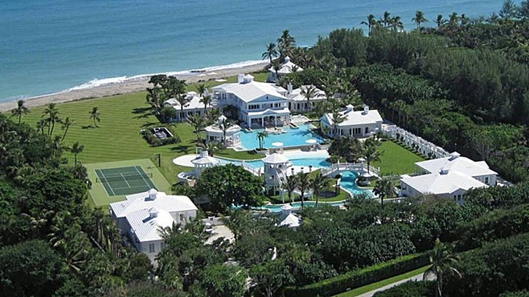 Imagen aérea de la antigua vivienda de Celine Dion