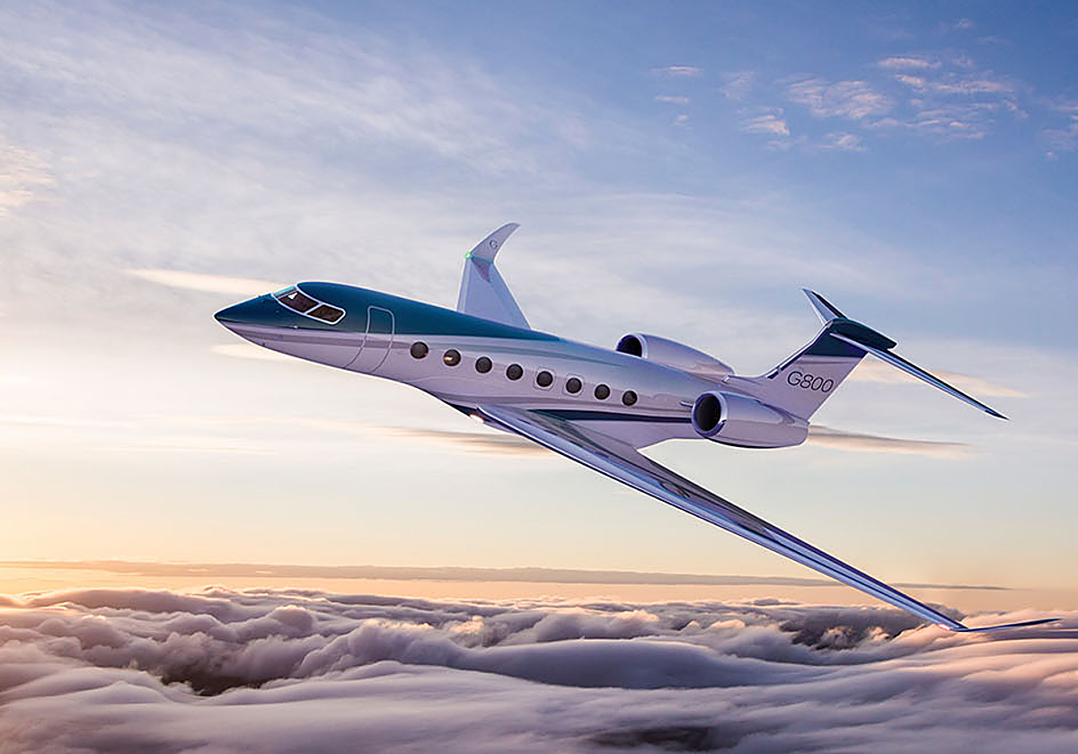 Así es el nuevo avión de lujo de Gulfstream, el G800