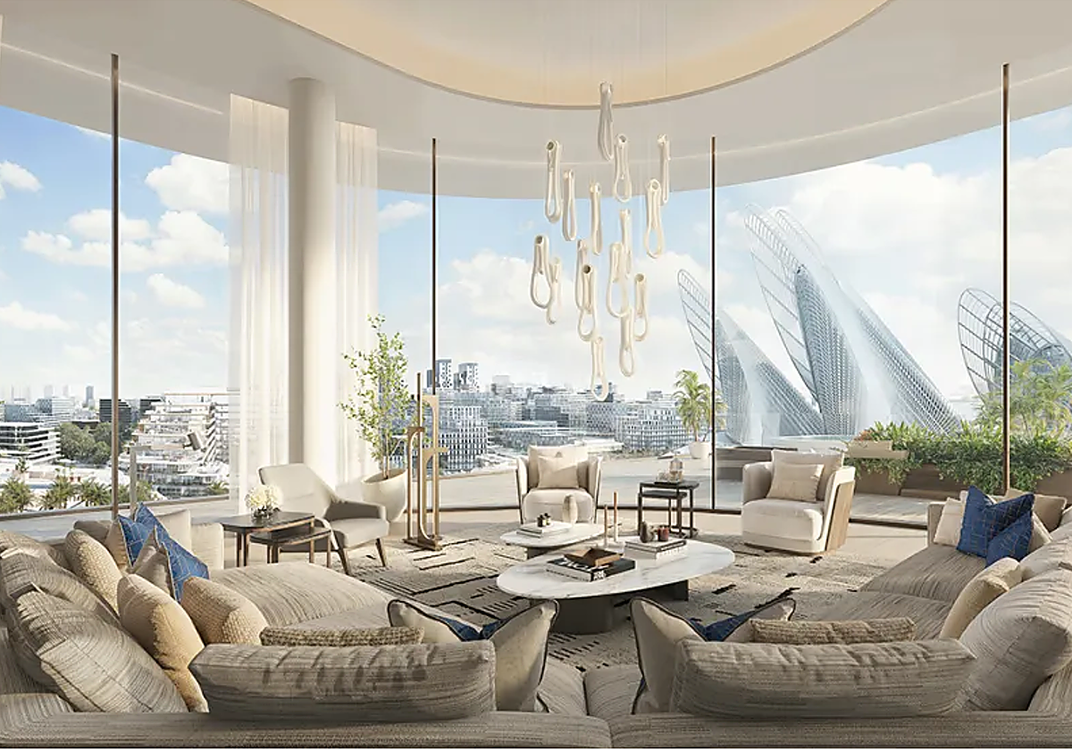 Así son los exclusivos áticos del complejo residencial Mandarin Oriental de Abu Dhabi