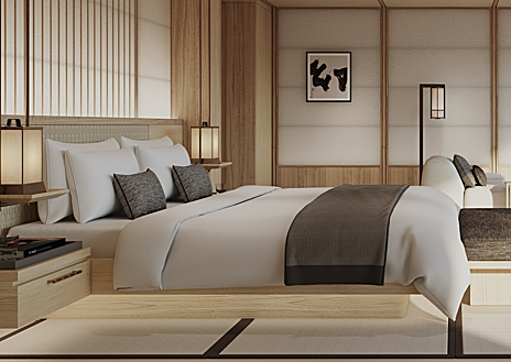 Imagen secundaria 1 - En total hay 47 suites con zona de estar y terraza privada. A destacar su piscina de 16 metros ubicada en la cubiertas seis