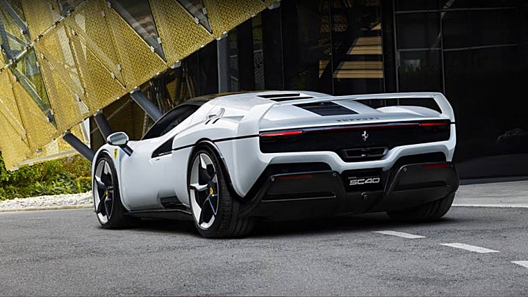 Parte trasera del Ferrari SC40