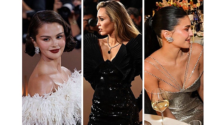 Las joyas de Miley Cyrus, Kylie Jenner y Selena Gomez en los Globos de Oro 2026