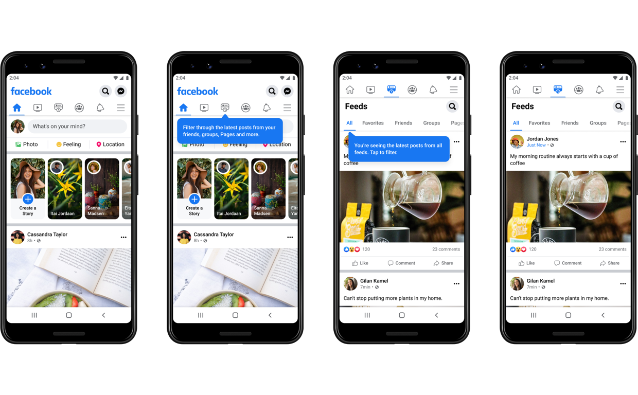 La aplicación con la nueva pestaña de 'Noticias' en Android