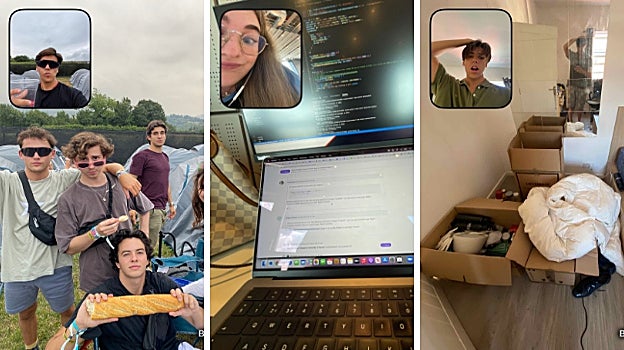 Así se ven las imágenes en BeReal