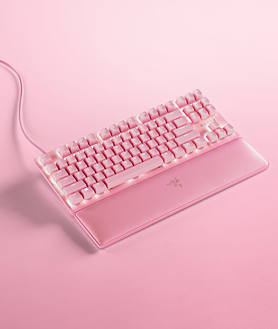 Imagen secundaria 2 - Arriba, los nuevos Razer Barracuda. Abajo, de izquierda a derecha, los Kraken Kitty V2 Pro y el teclado Razer Huntsman V2 TKL