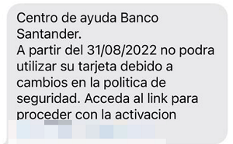 Imagen principal - Algunos de los SMS detectados