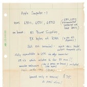 El increíble precio que ha alcanzado en subasta una carta de Steve Jobs de 1976