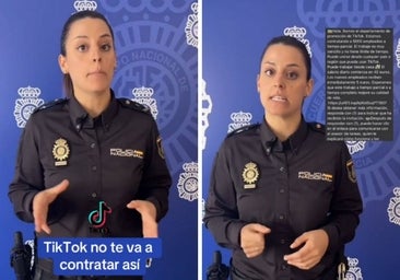 La Policía Nacional avisa: no te están ofreciendo trabajo en TikTok, es una estafa
