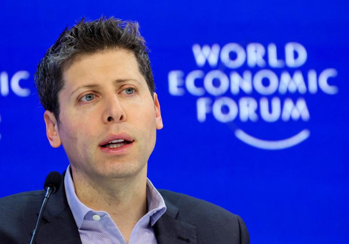 Sam Altman durante la mesa redonda
