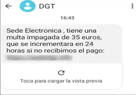 ¿Has recibido alguno de estos SMS de la DGT?: los están utilizando para intentar robarte