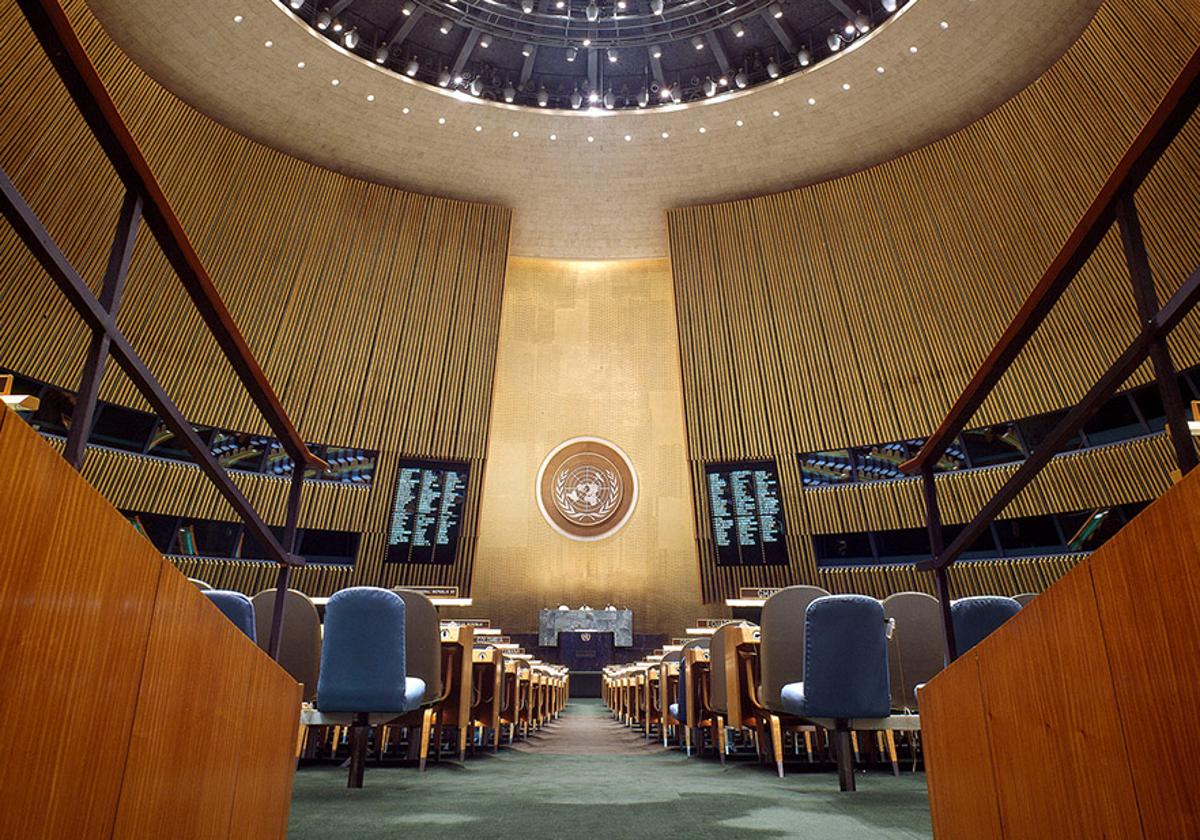 Imagen de la Asamblea General de la ONU