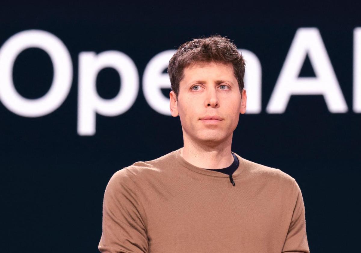 Sam Altman, CEO de OpenAI, habla durante la conferencia Microsoft Build en el Seattle Convention Center Summit Building de Seattle