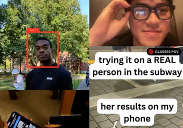 Dos estudiantes de Harvard modifican las gafas de Meta y el resultado es sacado de Black Mirror: «Es una pesadilla para la privacidad»