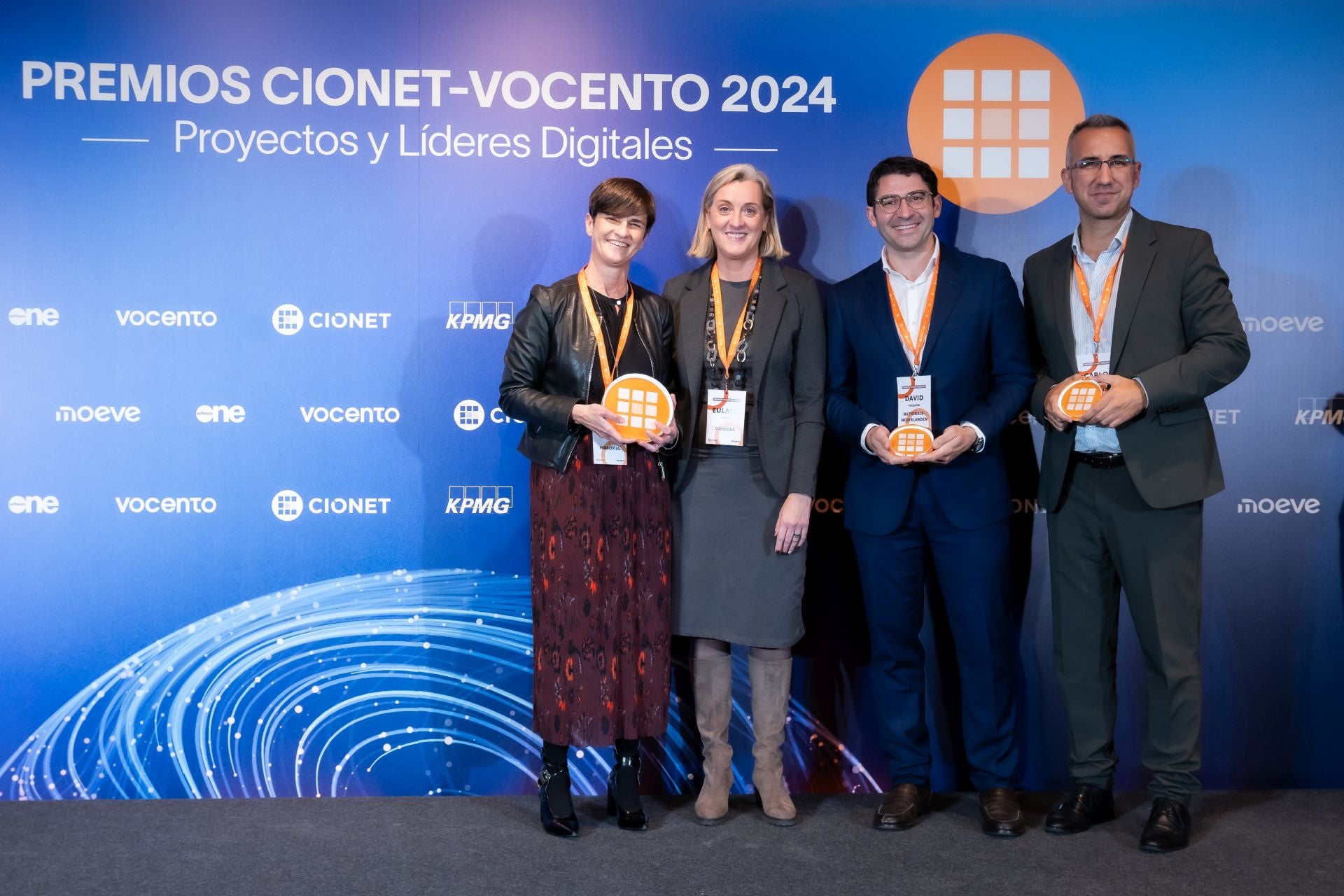 Finalistas y premiados de la cuarta edición de los Premios CIONET Vocento