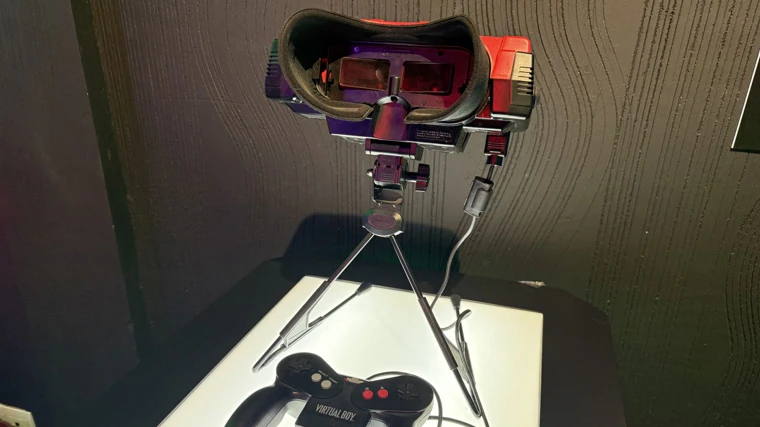 The Virtual Boy, launched by Nintendo in 1995