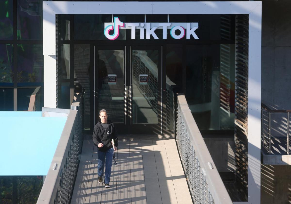 Las oficinas de TikTok en Culver City, California (EE.UU.)