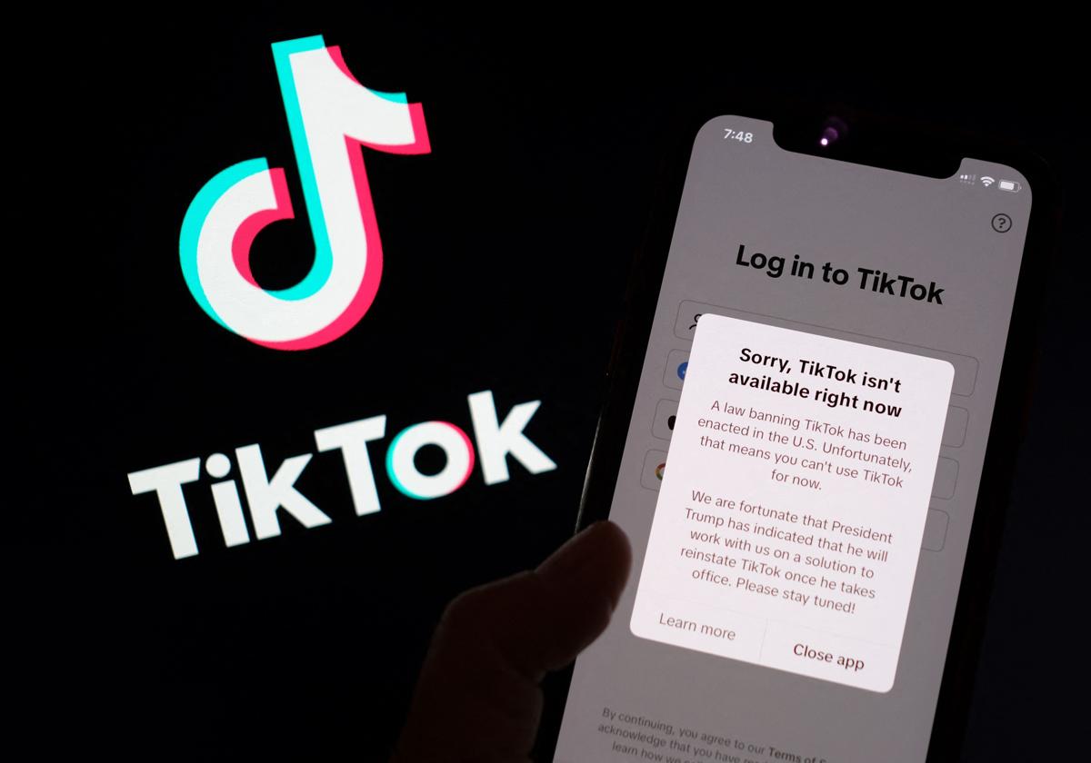 Mensaje en TikTok al entrar desde EE.UU.