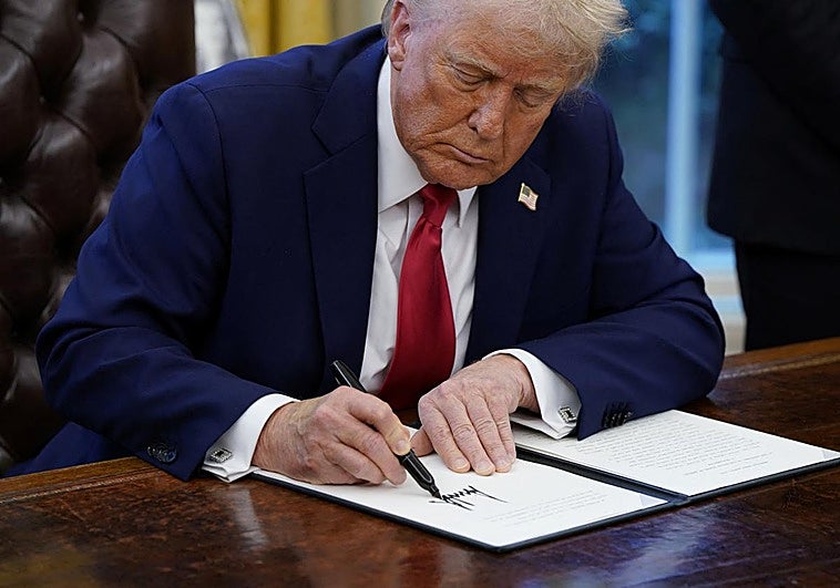 Trump ordena la creación de un fondo soberano de EE.UU. que podría comprar TikTok 1 TrumpREUTERS2 kieB U7020397740509B