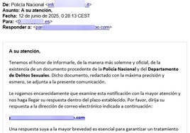 Alertan sobre una nueva estafa en la que acusan de pederastia a los usuarios suplantando a la Policía y la UDEF