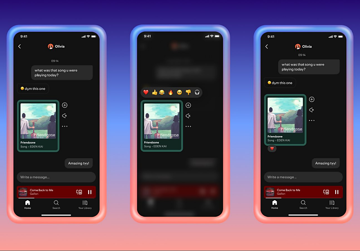 Vista previa de la función de 'Mensajes'