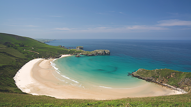 Imagen del la playa de Torimbia