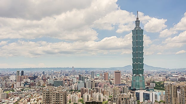 Imagen del rascacielos Taipéi 101