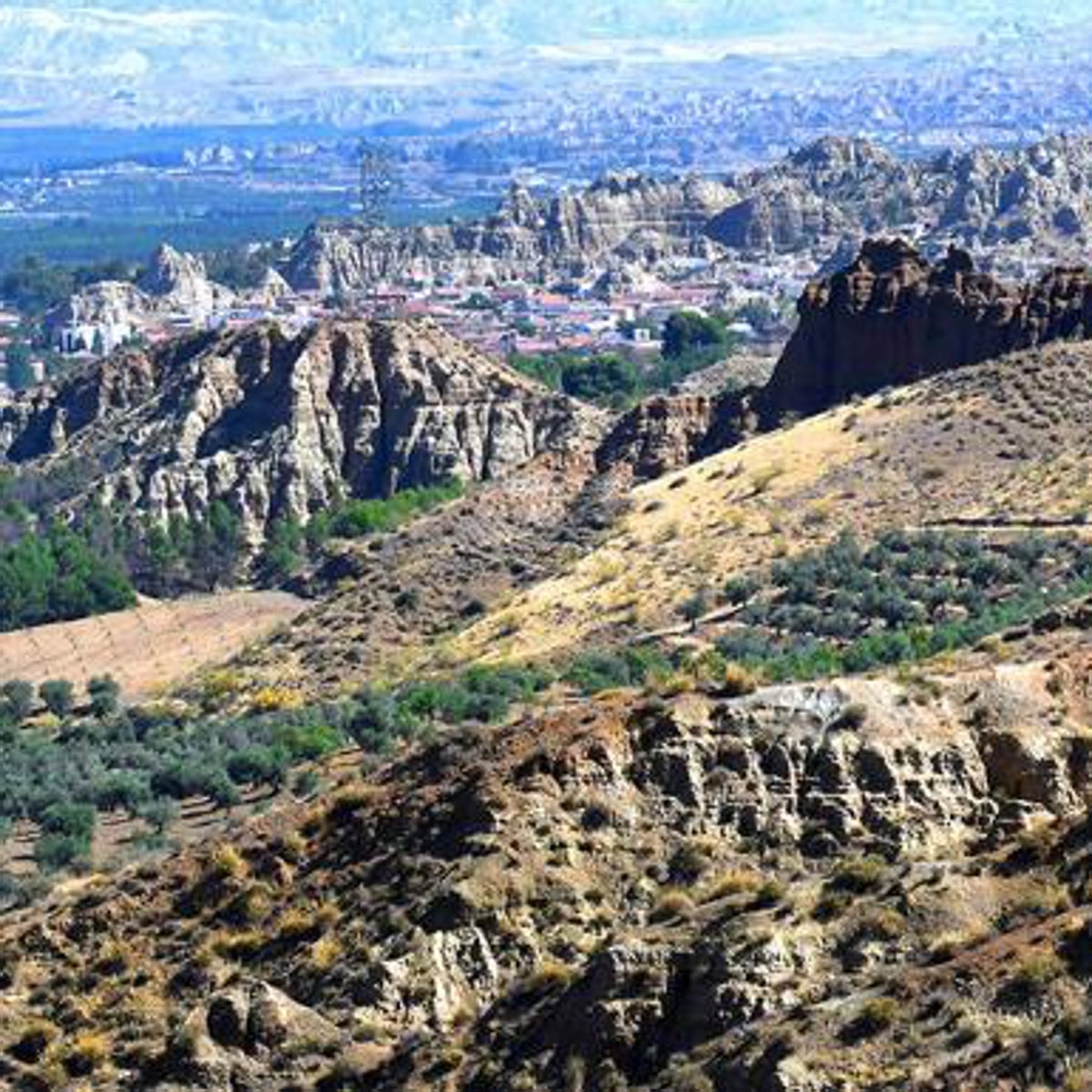 El mirador del fin del mundo de Beas de Guadix