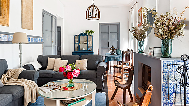 Imagen del comedor de esta villa señorial andaluza