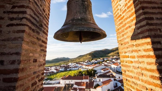 Vista desde el campanario de la iglesia de Santa Ana de Guadalcanal