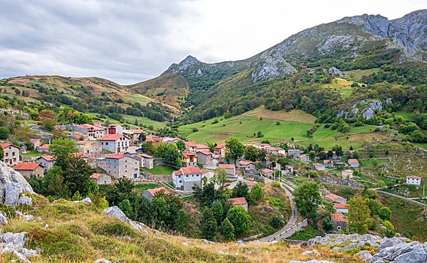 Imagen de la aldea de Sotres