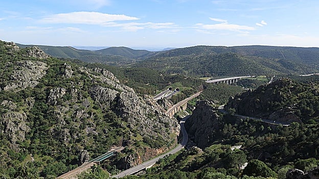 Vista del parque natural de Despeñaperros