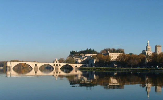 Puente de Avignon, sobre el Ródano