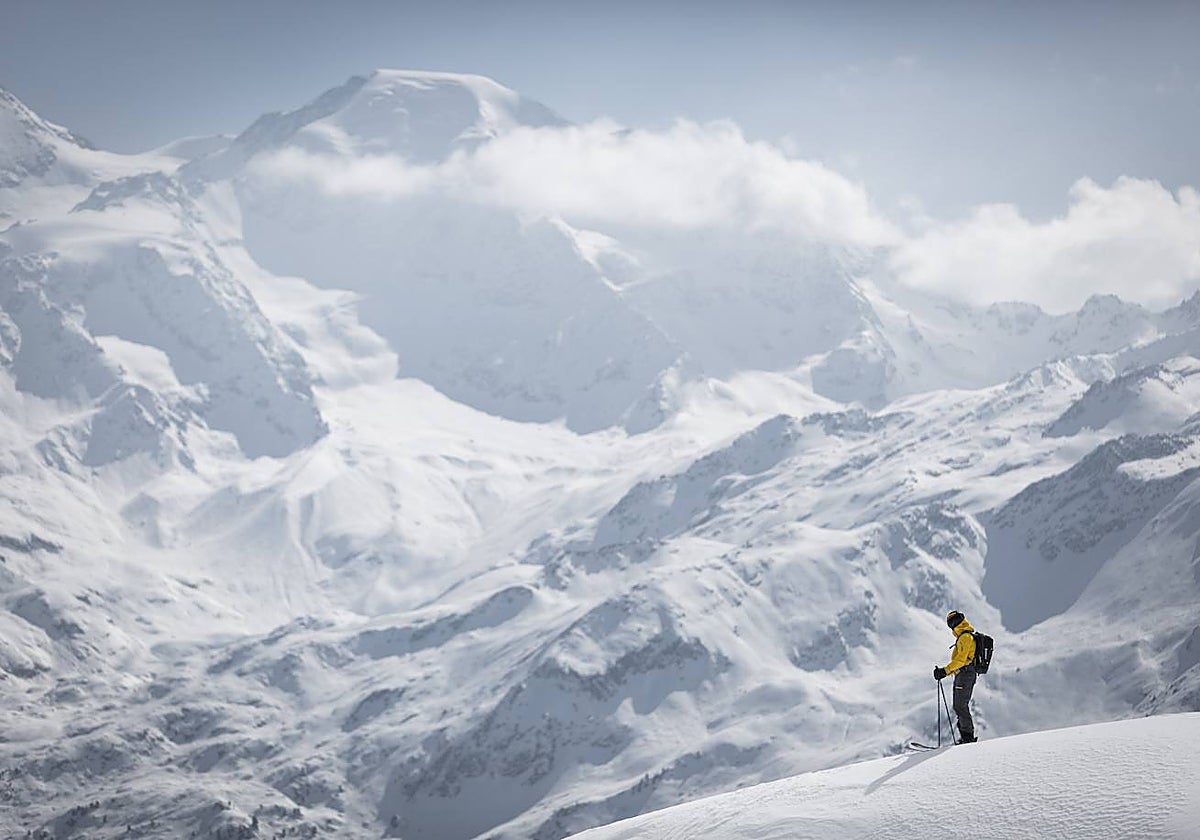 Freeride en las montañas de Verbier