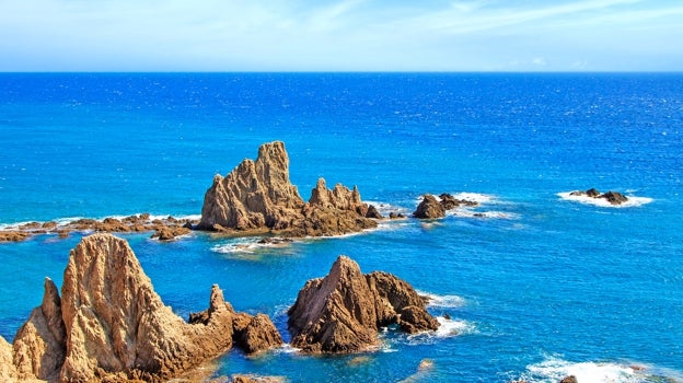 Vista al mar desde el Parque Natural de Cabo de Gata