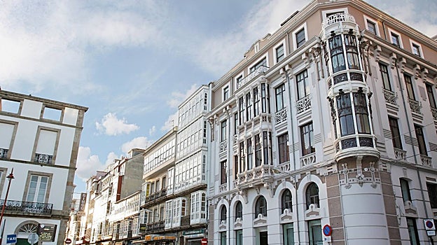 Edificios modernistas en Ferrol