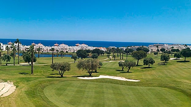 Marina Golf Mojácar, uno de los campos más atractivos de la provincia por su extraordinaria ubicación.