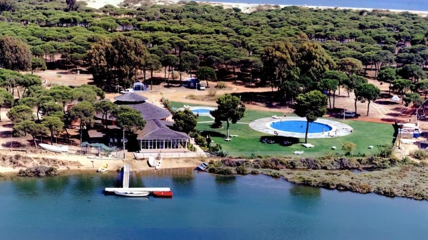 Vista aérea del Camping Giralda