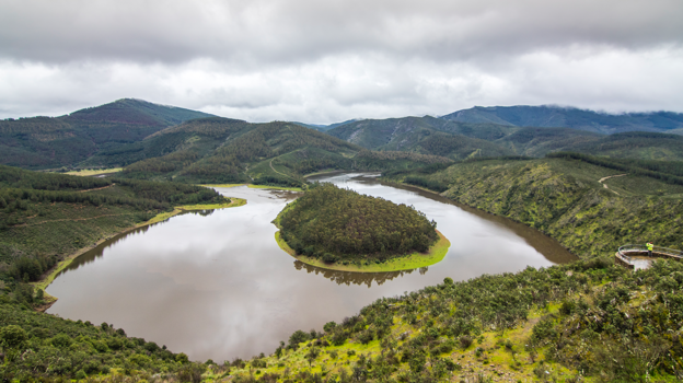 Vistas desde el mirador de La Antigua