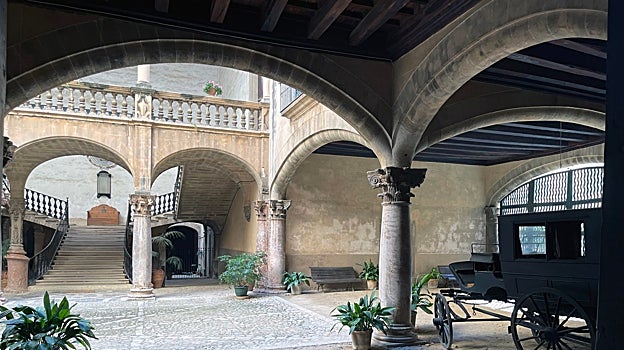 Imagen del patio de Can Vivot