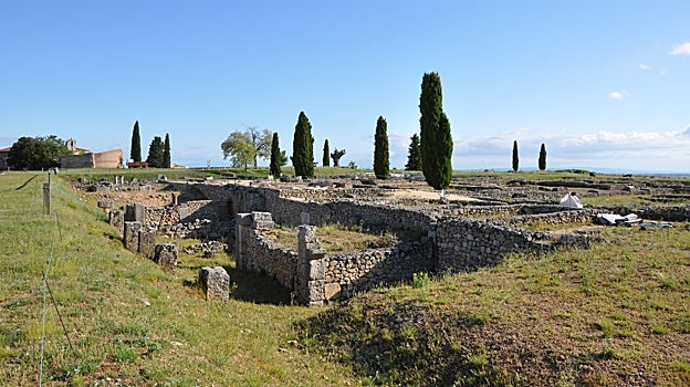 Restos de la ciudad romana Clunia Sulpicia