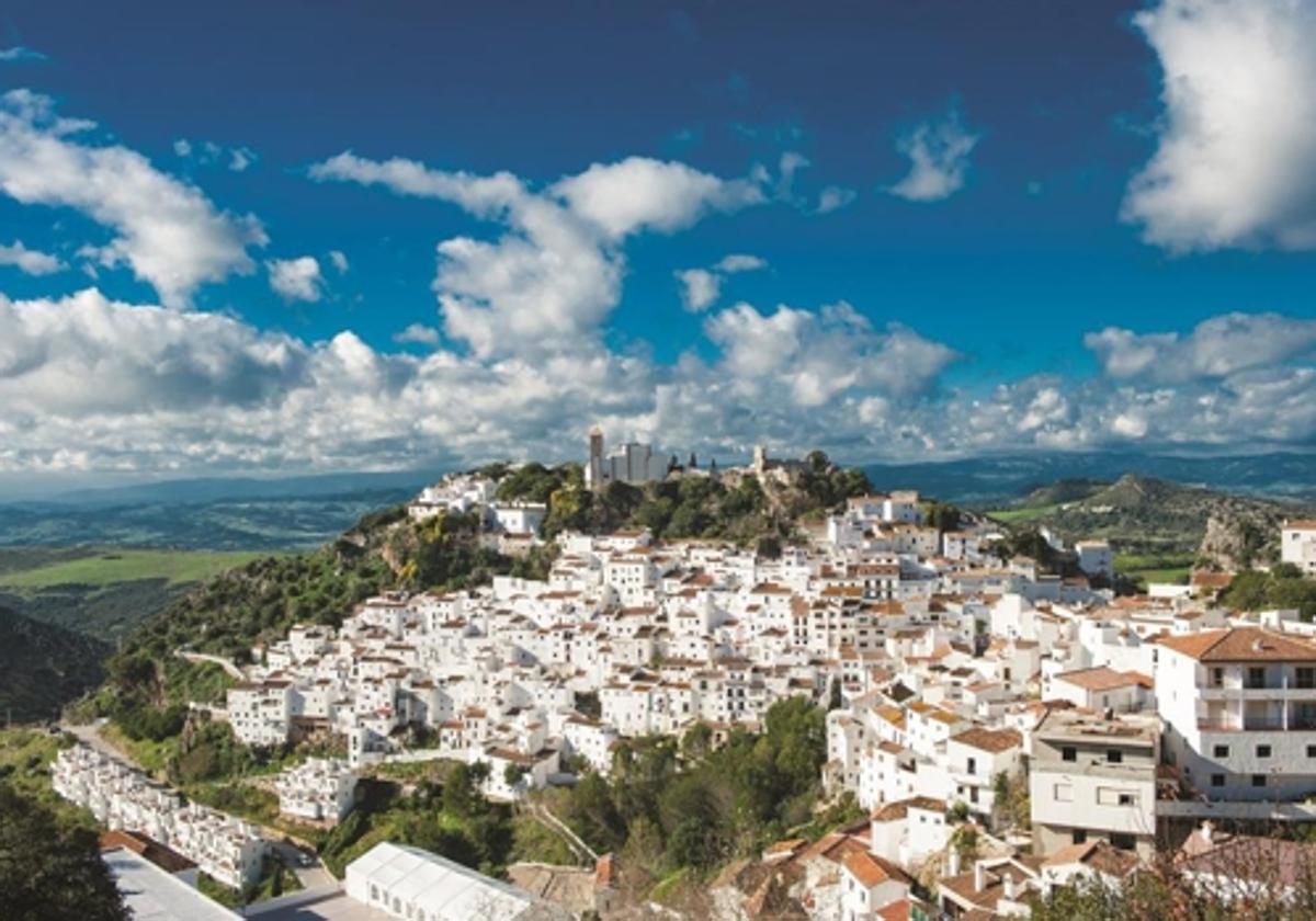 Vista panorámica de Casares (Málaga)