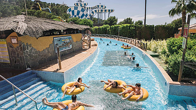 Imagen de la atracción Amazonas del parque Aqualandia Benidorm