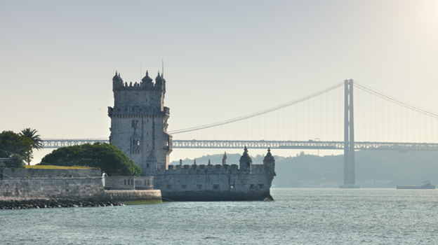 La Torre de Belém, a orillas del río Tajo, en Lisboa